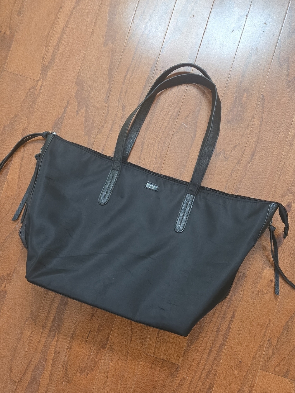 Botkier Black Nylon Tote with Top Handles